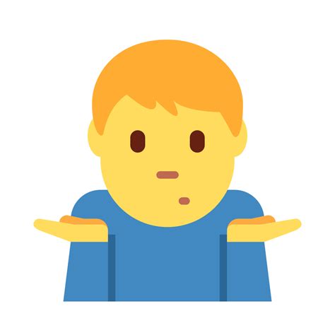 🤷‍♂️ Man Shrugging Emoji What Emoji 🧐