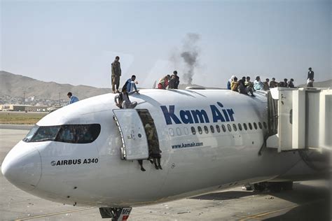 Watch Kabul Turmoil As Afghans Try To Board Us Air Force Plane