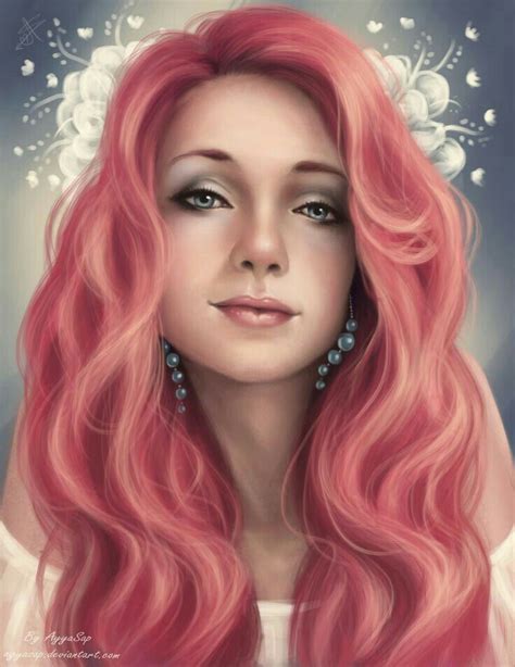 Pin By Fantasy On Pelirrojas Fantasia Gorgeous Art Portrait Deviantart