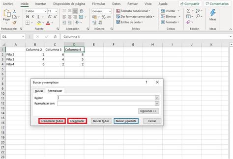Buscar Y Reemplazar En Excel Tutorial Con Ejemplos Para Entender La