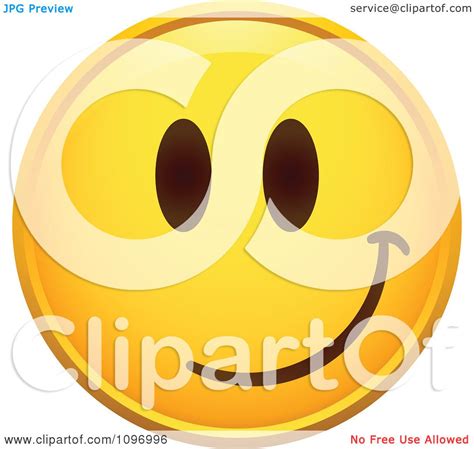Clipart Yellow Cartoon Smiley Emoticon Happy Face 7
