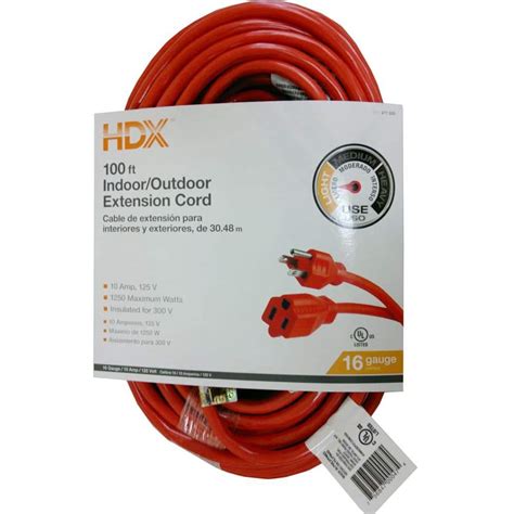 100 Ft 163 Indooroutdoor Extension Cord Orange Hot Rod Forum