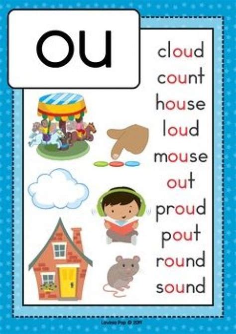 Digraph Vowel Team Ou Phonics Word Work Multiple Phonograms By