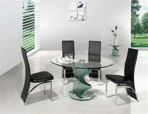 39 Modern Glass Dining Room Table Ideas Table Decorating Ideas