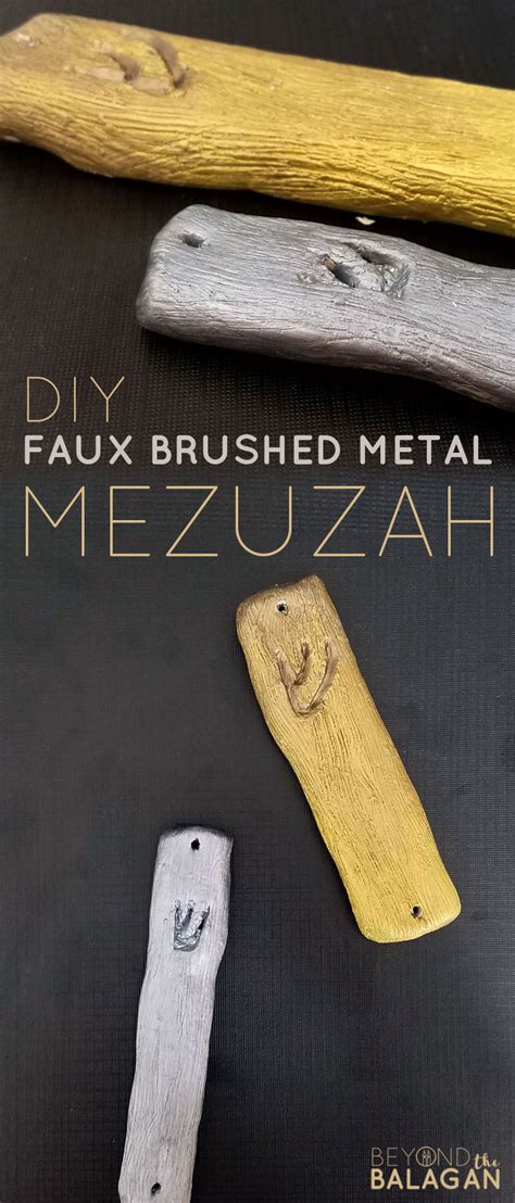 Diy Clay Mezuzah Craft For Adults Jewish Moms And Crafters
