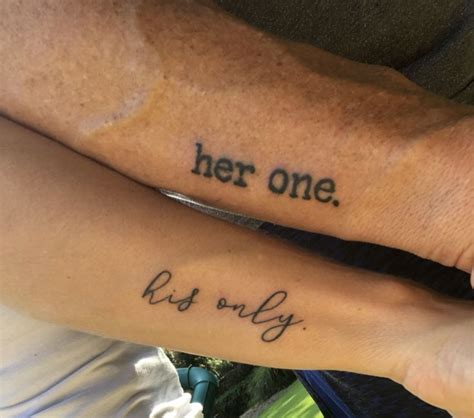 It becomes a unique way for the couple to say those three magic words and a far cry from the regular roses, jewelry and. Couples tattoo | Matching couple tattoos, Cute couple ...
