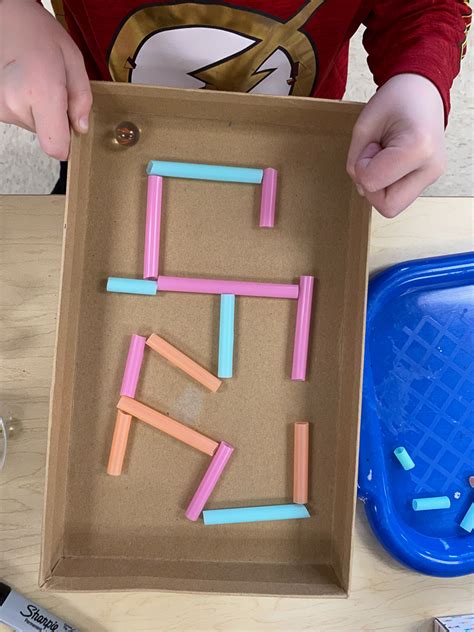 Straw Marble Mazes Markers And Mud Pies