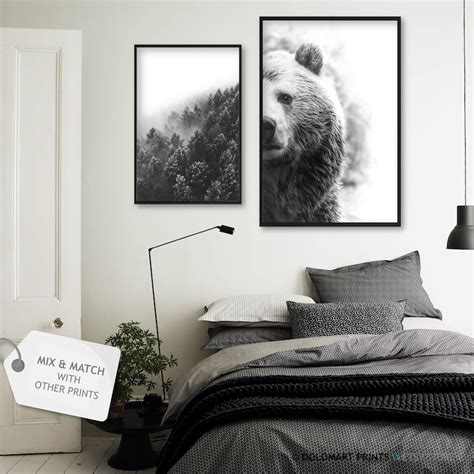 Bear Wall Art Bear Print Wilderness Photography Animal Etsy