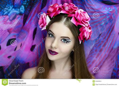 Surrealism Illusion Magic Girl Stock Photo Image Of Girl