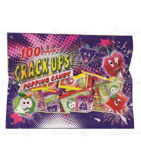 Crack Ups Popping Candy 100 Pcs En Gros Conditionnement Sur Bonbonrama