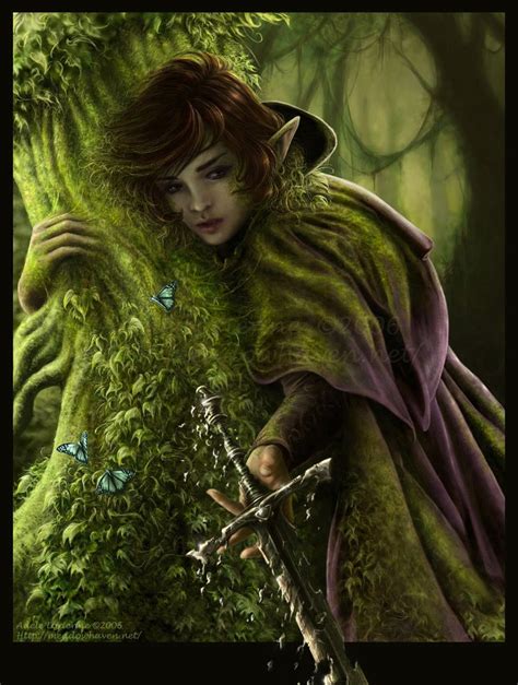Elf Warrior Forest Elf Beautiful Fantasy Art Fantasy