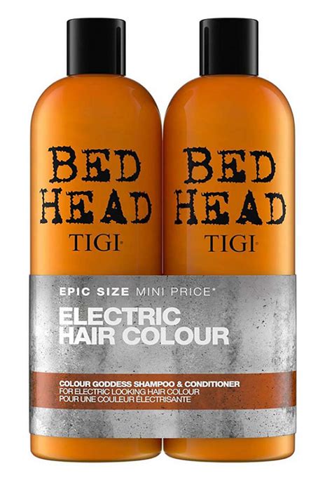 Tigi Bed Head Colour Goddess Duo Oil Infused Shampoo 750ml And
