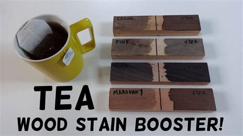 Wooden decks don't need to be an afterthought. DIY Tea Wood Stain Booster! - YouTube