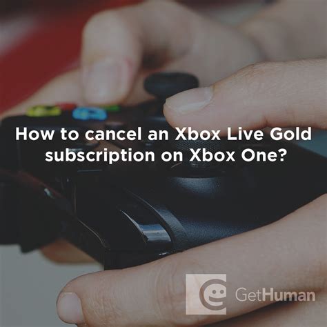 How To Cancel An Xbox Live Gold Subscription On Xbox One
