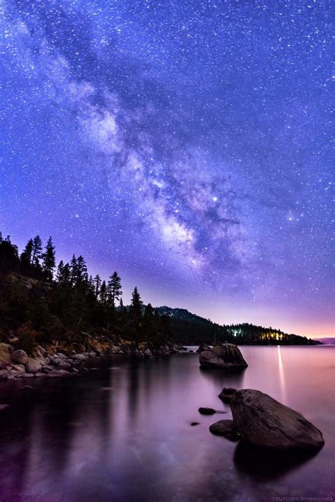 Milky Way Over Lake Tahoe By Tsuyoshi Shirahama 500px Tahoe Lake