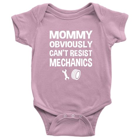 Mommy Obviously Can T Resist Mechanics Baby Bodysuit Etsy