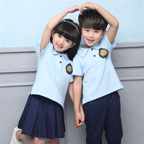 Buy Summer Childrens School Uniform Clothing Short