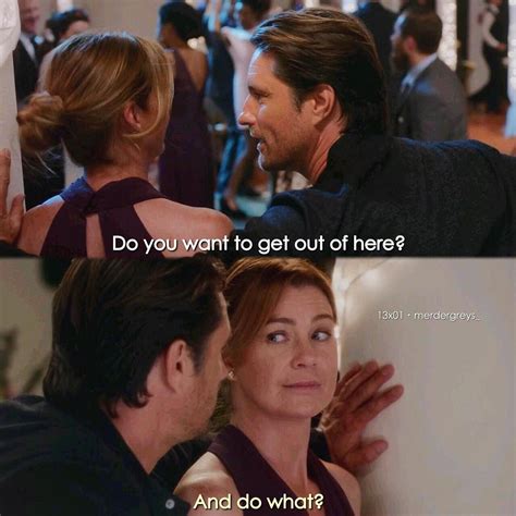 And Do What D Meredith And Nathan 13x01 Greys Anatomy Facts Grays Anatomy Tv Greys