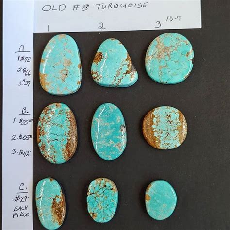 Beautiful Old 8 Turquoise From Nevada This Turquoise Has Been Out Of