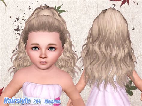 The Sims Resource Skysims Hair Toddler 204