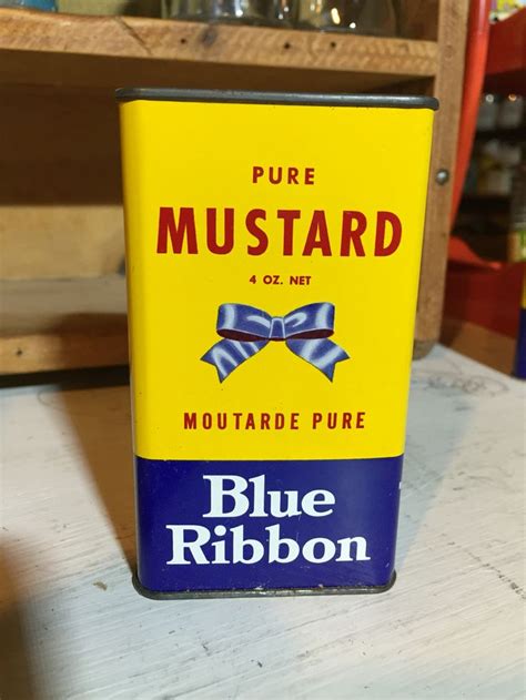 Vintage Blue Ribbon Tin