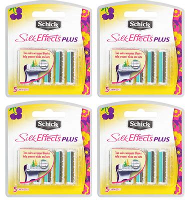 Schick hydro silk shaver for women. SCHICK SILK EFFECTS Plus Razor Blade Refills for Women - 5 ...