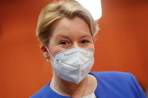 Frösche, die ihren eigenen sumpf austrocknen sollen. Giffey tritt wegen Doktorarbeit als ...