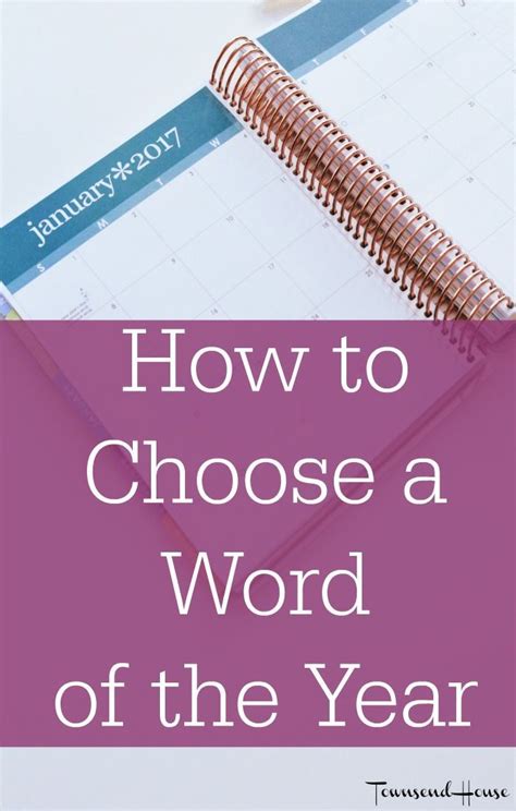 How To Choose A Word Of The Year Itz Words Blog