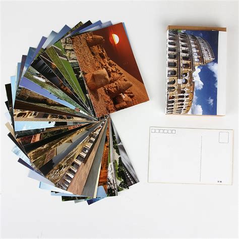 30 Sheetsset Travel All Over The World Postcardgreeting