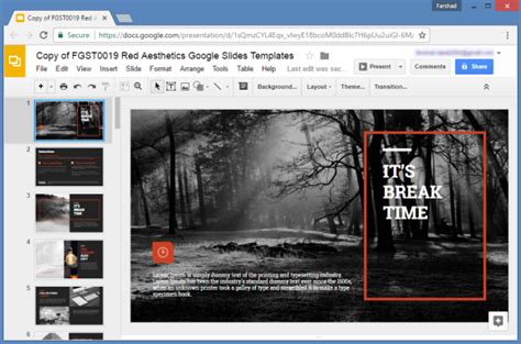 See more ideas about dark backgrounds, illustration art, art inspiration. Amazing Red Aesthetics Template for Google Slides
