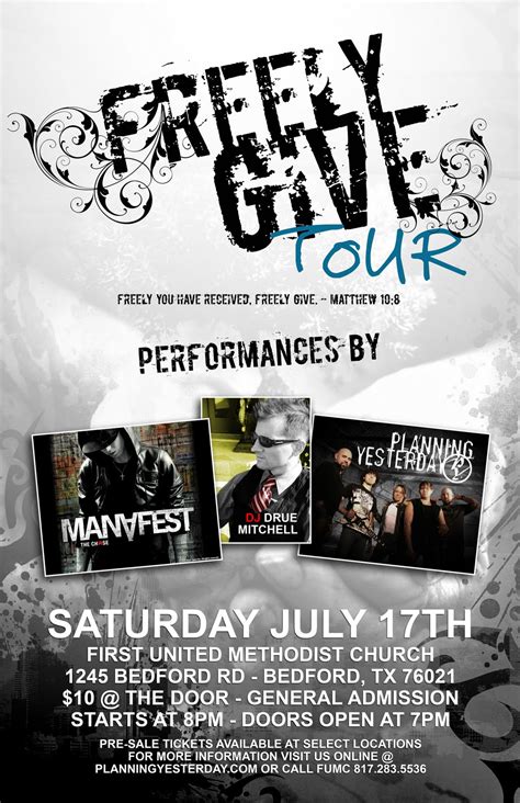 Ten Talents Presents: Freely Give Tour Coming to Ten Talents at FUMC Bedford