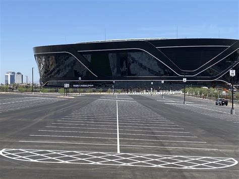 Raiders Stadium Parking Lot Striping Las Vegas