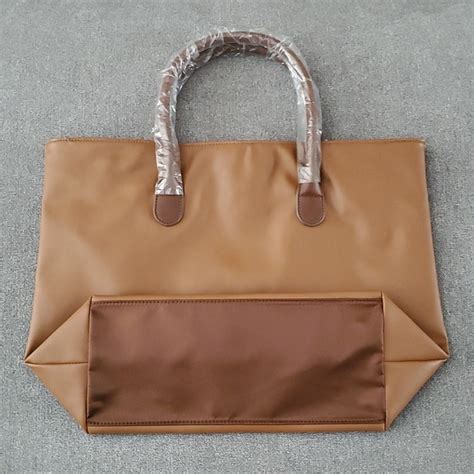 Bella Russo Bags Bella Russo Brown Tan Polyurethane Tote Handbag 2l