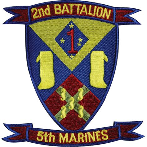 2nd Battalion 5th Marines Patch Sgt Grit