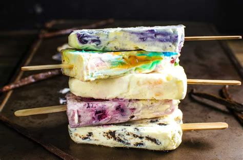 Easy Creamy Vanilla Popsicles 5 Awesome Flavors The Flavor Bender