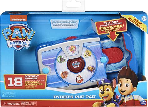 Paw Patrol Ryders Interactive Pup Pad With 18 Sounds For Kids Aged 3