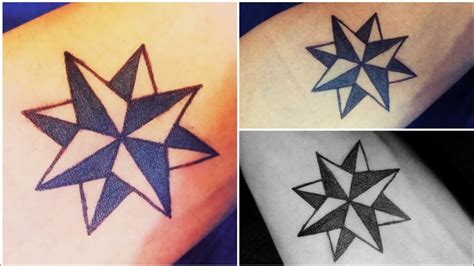 Make Star Tattoo Using Trick How To Make Simple Star Tattoo Star