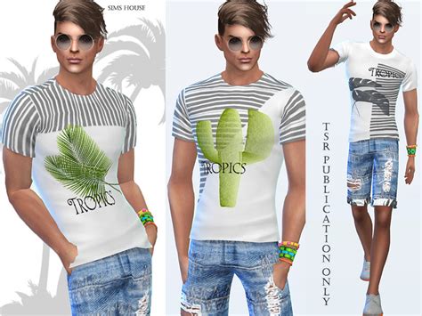 Tropics Mens T Shirt The Sims 4 Catalog