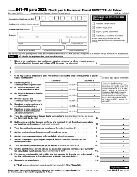 Anexo B Formulario 941 Pr 2022 Fill Online Printable Fillable Blank