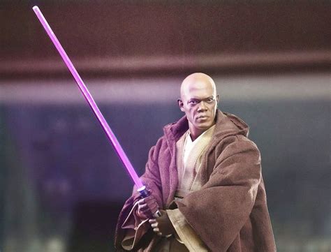 Star Wars Nuova Action Figure Toys Works Del Maestro Jedi Mace Windu