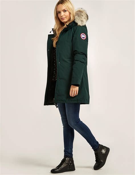 Lyst Canada Goose Victoria Parka Green In Green