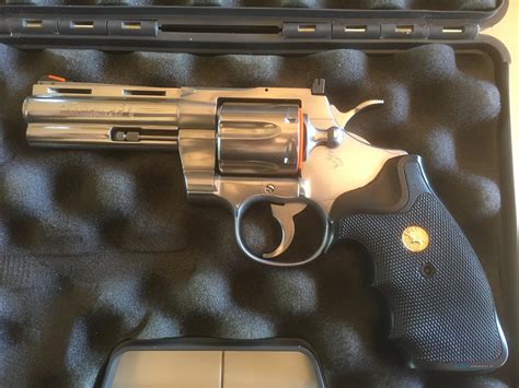 Colt Python 357 Magnum Ctg Stainless 4 For Sale