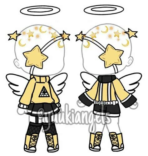 💛💫star Angels💫💛 Gacha Life Outfits Cute Boy Outfits Outfits Pastel