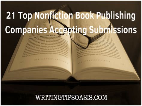 21 Top Nonfiction Book Publishing Companies Accepting Submissions Writing Tips Oasis