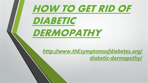 How To Get Rid Of Diabetic Dermopathy By Stefan S Schuster Issuu