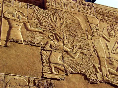 Tree Of Life From The Great Hypostyle Hall At Karnak From The 19th