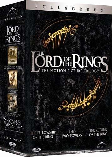 The Lord Of The Rings The Motion Picture Trilogy Fullscreen Boxset