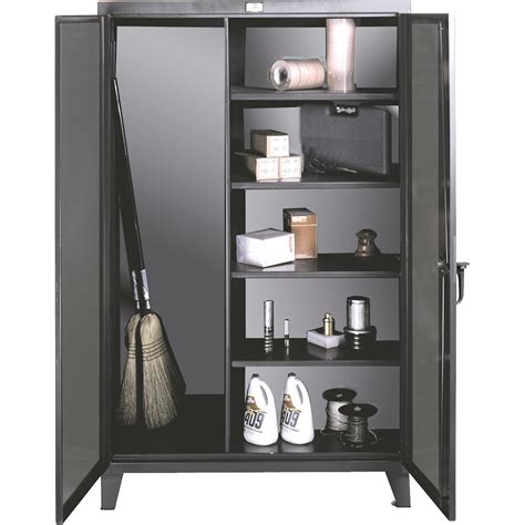 Strong Hold Broom Closet Storage Cabinets Equipment World