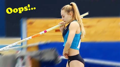 Oops Moments In Women S Pole Vault YouTube