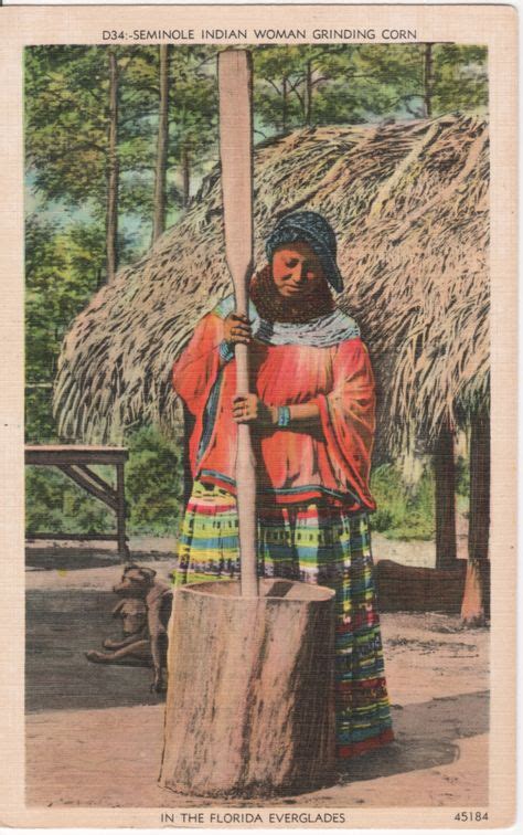 270 postcards of seminole and miccosukee indians of florida ideas miccosukee seminole florida